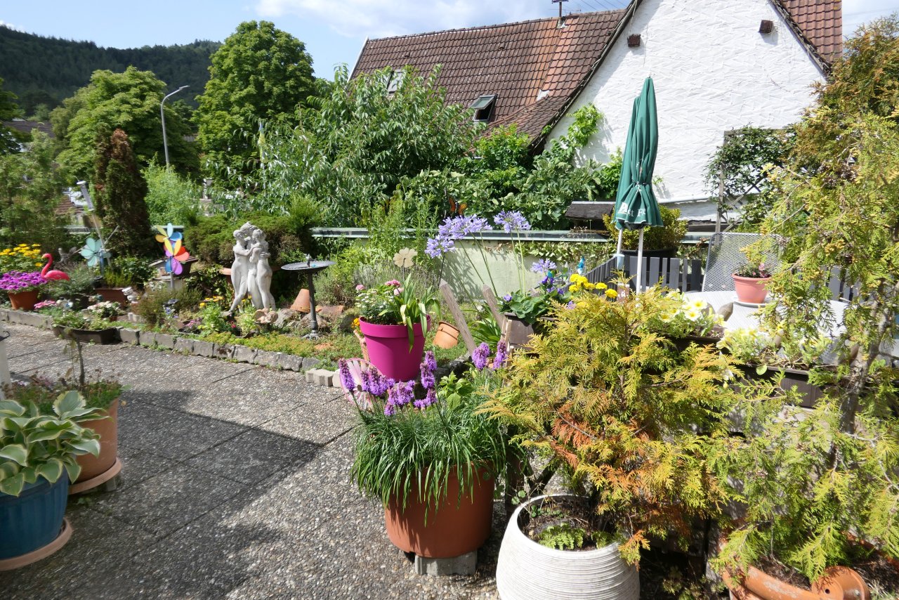 Terrasse-Wohnung. 