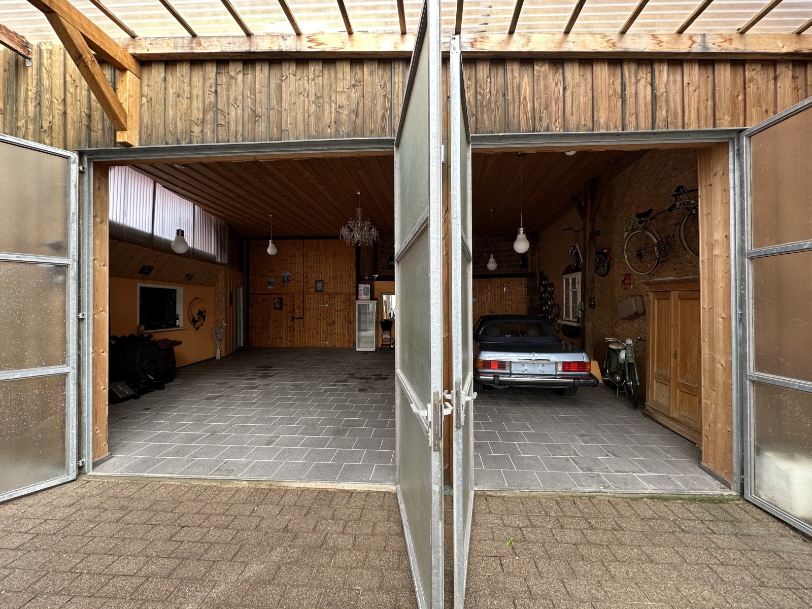 ausgebaute Halle ausgebaute Halle