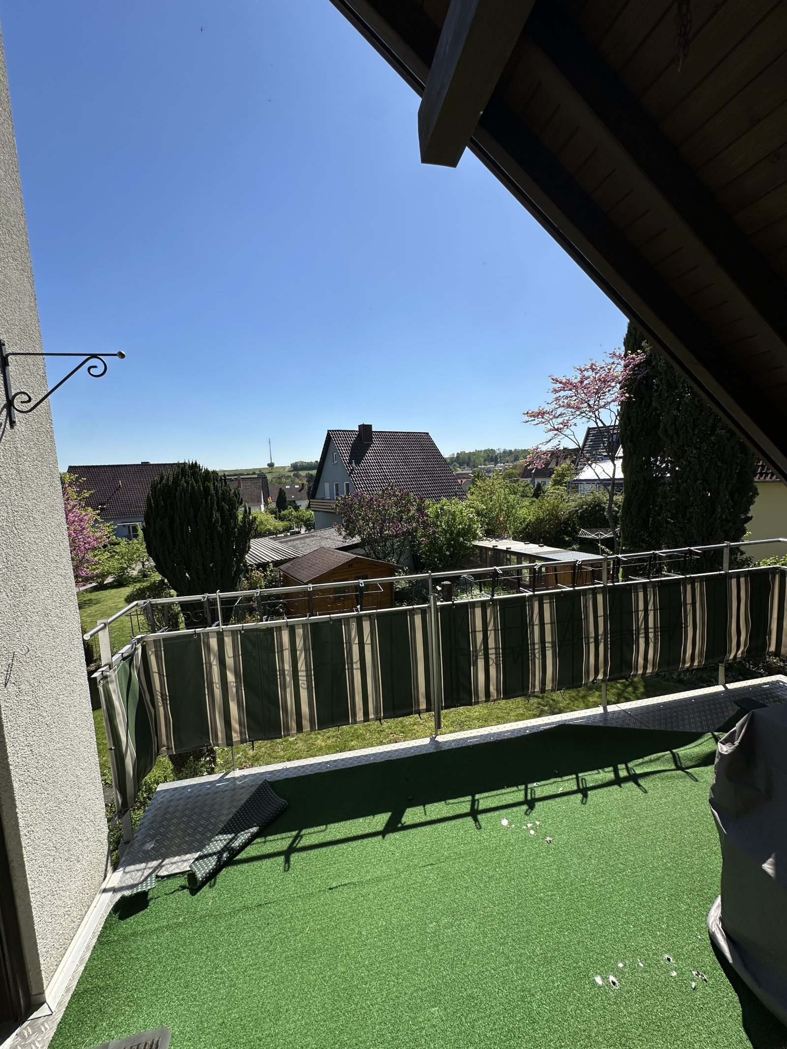 Balkon am Wohnzimmer