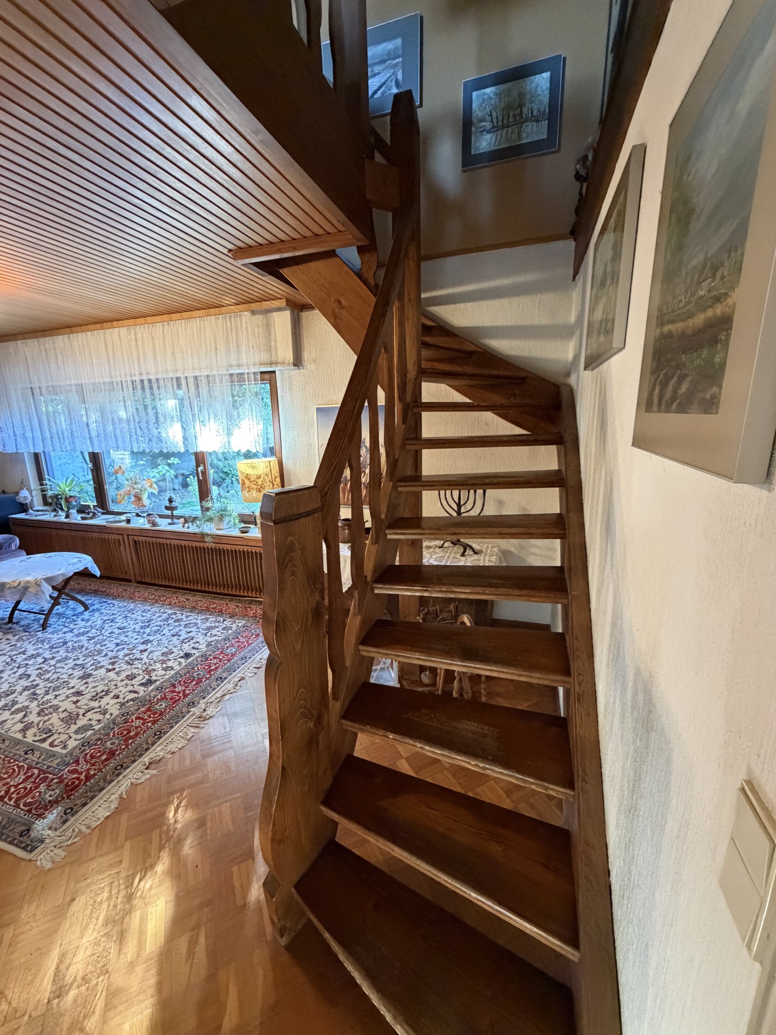 Echtholztreppe ins DG