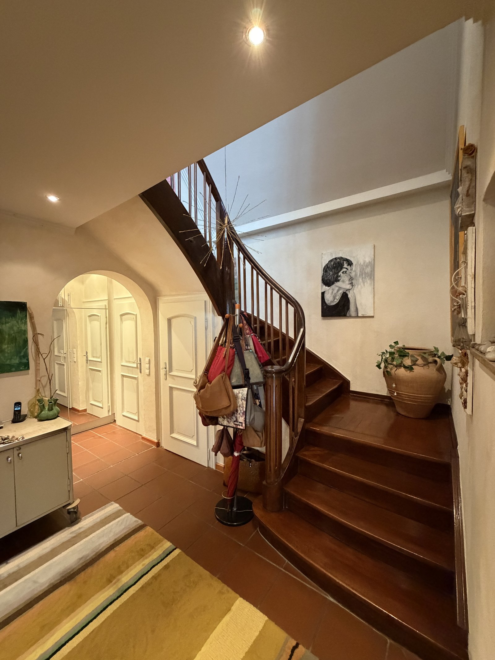 Diele-Echtholztreppenhaus