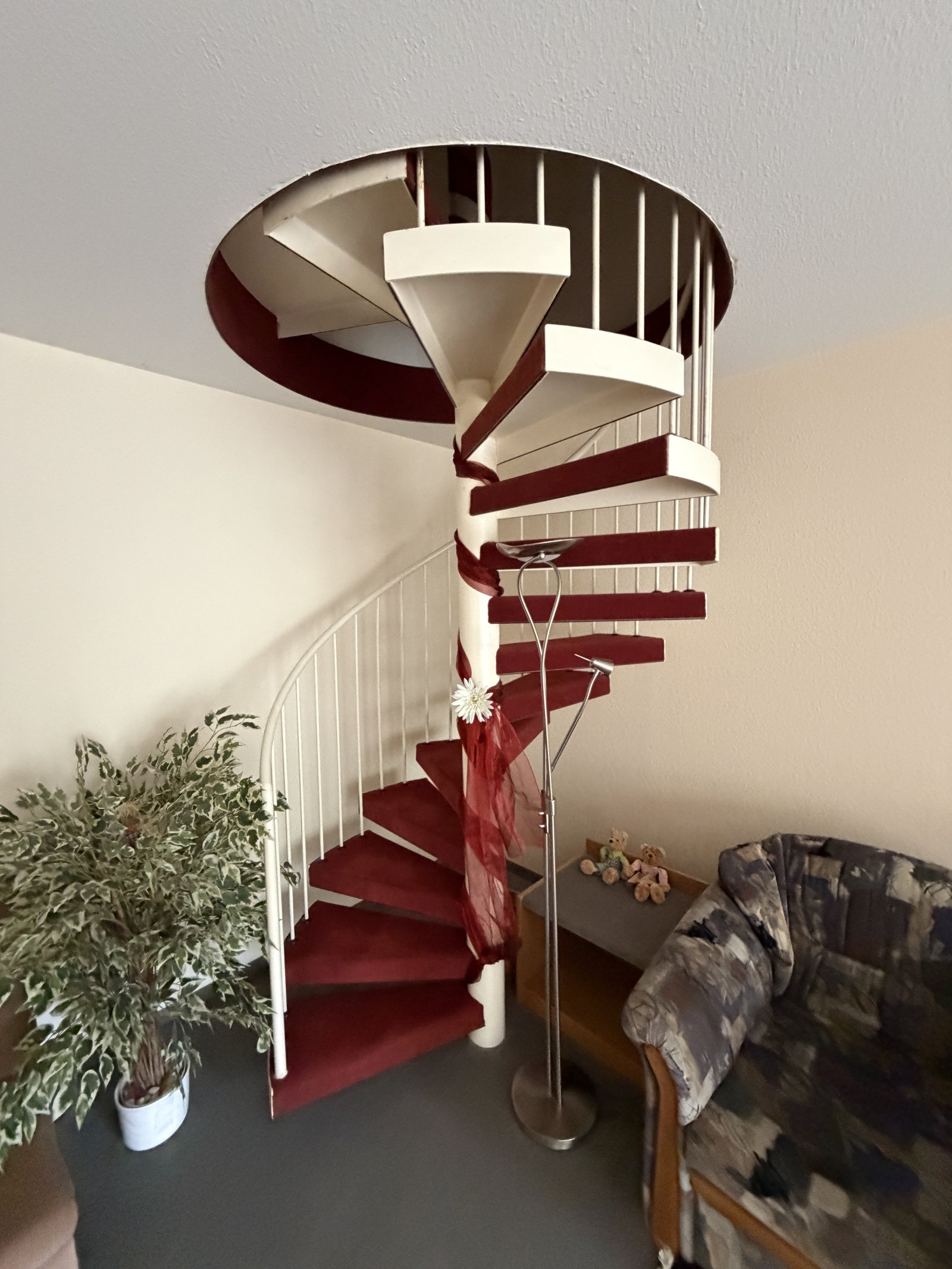 Treppe zum Schlafbereich Treppe zum Schlafbereich